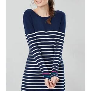 New JOULES KNITWEAR Women's Estelle Knitted Long Sleeve Tunic Dress Size 8
